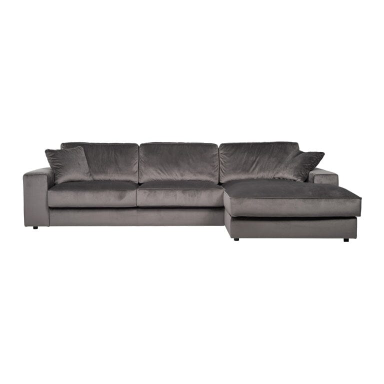 Richmond Interiors Sofa Couch Santos 2,5 Sitzer + Lounge rechts 170cm Tiefe x 312cm Breite-Stil-Ambiente-