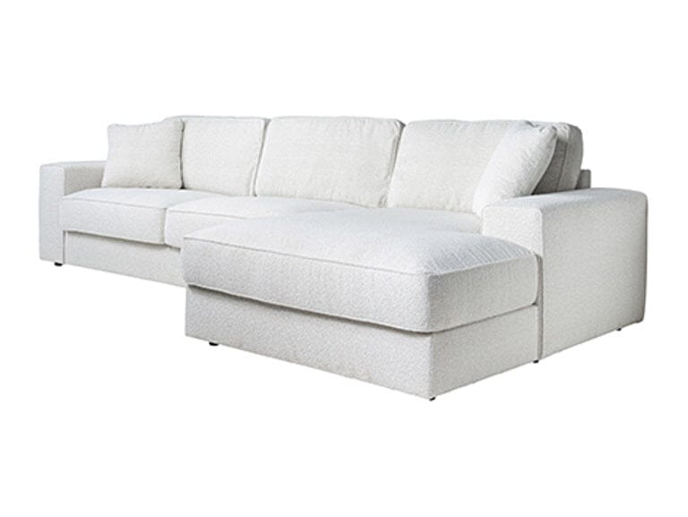 Richmond Interiors Sofa Couch Santos 2,5 Sitzer + Lounge rechts 170cm Tiefe x 312cm Breite-Stil-Ambiente-