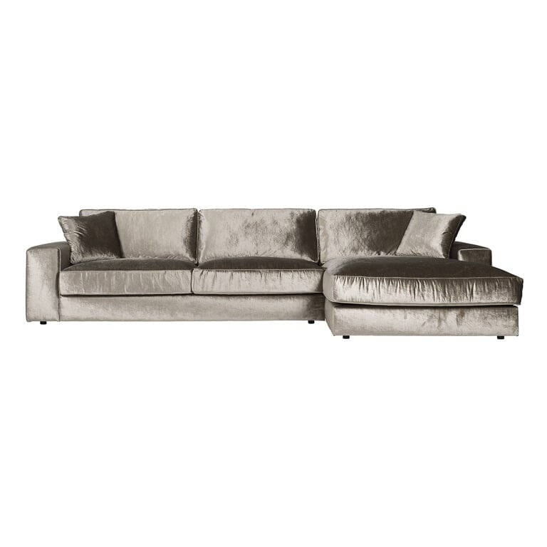 Richmond Interiors Sofa Couch Santos 2,5 Sitzer + Lounge rechts 170cm Tiefe x 312cm Breite-Stil-Ambiente-