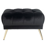 Richmond Interiors Sofa Stool Huxley Anthracite Velvet (Quartz Antracit 801)