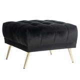 Richmond Interiors Sofa Taburesi Huxley Anthracite Velvet (Quartz Antraciet 801)