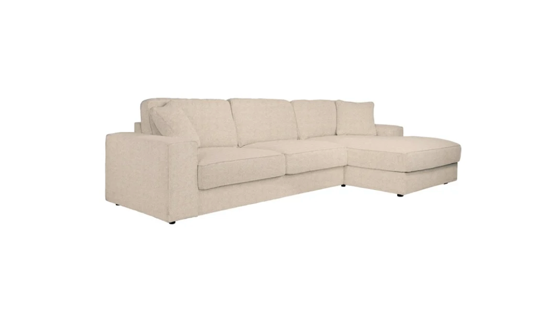 Richmond Interiors Sofa Santos 2,5-Sitzer + lounge rechts beige niagara-8721009400043-Stil-Ambiente-SANTOS-2,5AL+LCH95R.E429