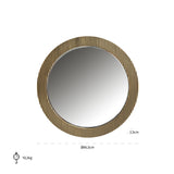 Richmond Interiors Mirror Ironville 86Ø (Gold)