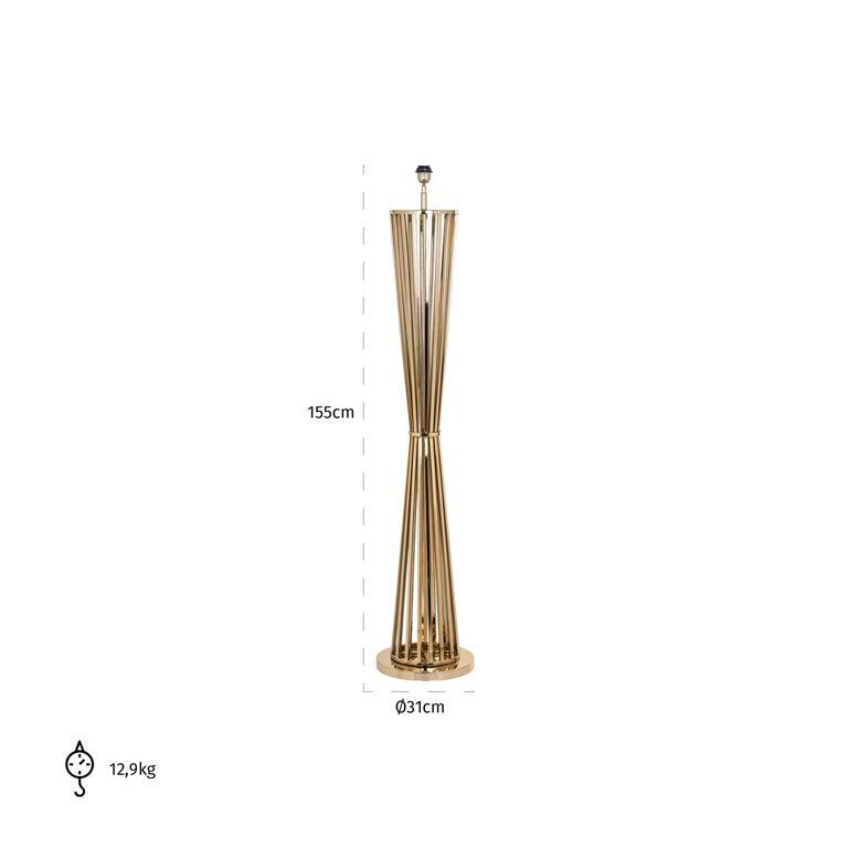 Richmond Interiors Stehlampe Jaira (Gold)-8720621676157-Stil-Ambiente-LB-0116