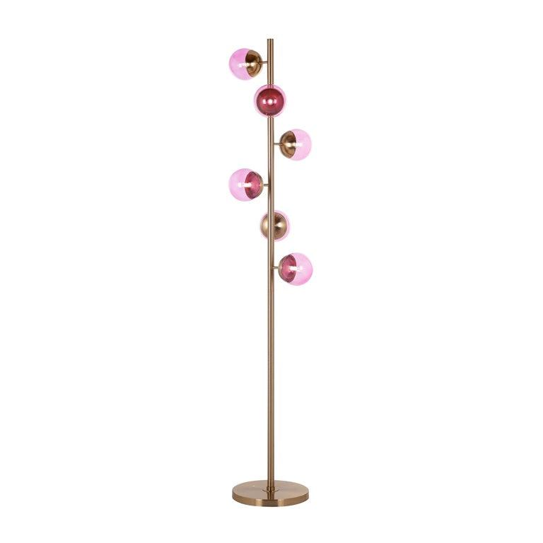 Richmond Interiors Stehlampe Zola Rosa (Pink)-8720621676447-Stil-Ambiente-LB-0119