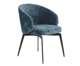 Richmond Interiors Stuhl Amphara blue chenille-8720621692553-Stil-Ambiente-S4594 FR BLUE CHENILLE