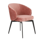 Richmond Interiors Stuhl Amphara rose chenille-8720621692560-Stil-Ambiente-S4594 FR ROSE CHENILLE