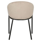 Richmond Interiors Stuhl Jocasta khaki velvet (Set von 2)-8720621683537-Stil-Ambiente-S4578 KHAKI VELVET