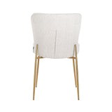 Richmond Interiors Stuhl Odessa white boucle/ brushed gold fire retardant-8720621662631-Stil-Ambiente-S4508 WHITE BOUCLÉ