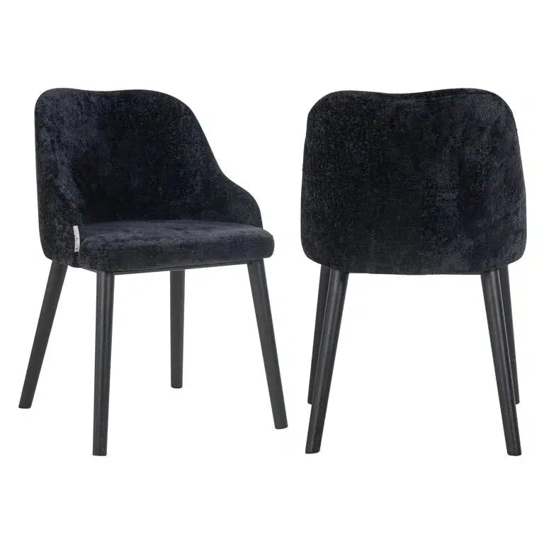 Richmond Interiors Stuhl Twiggy black chenille-8720621680550-Stil-Ambiente-S4563