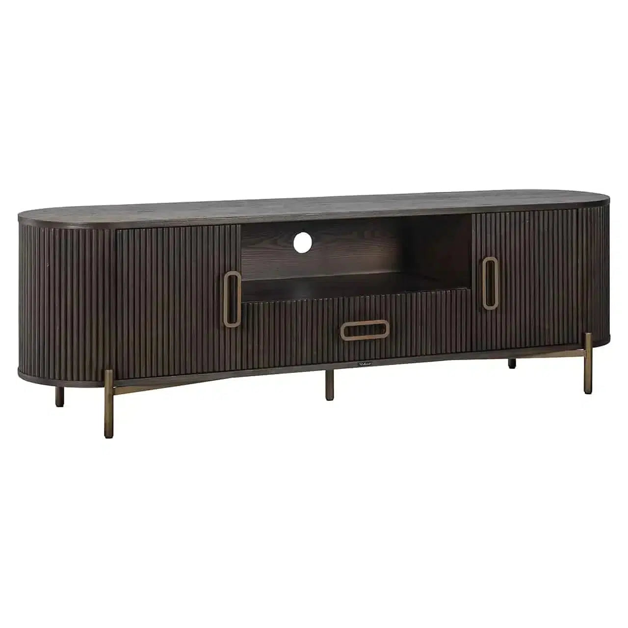 Richmond Interiors Luxor Sideboard TV Cabinet 2 Doors 1 Drawer (Brown)