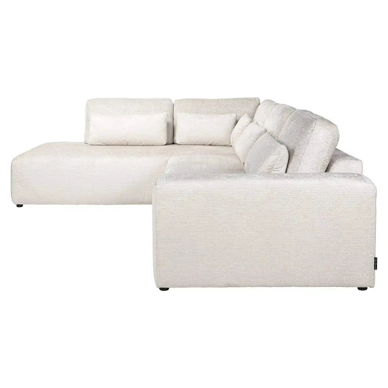 Richmond Interiors soffa soffa lund 3 sitzer + ottoman höger grädde fusion